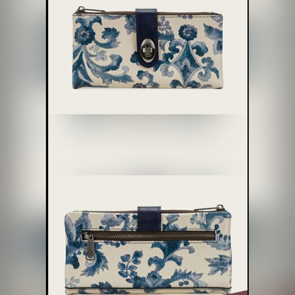 Patricia Nash Blue Floral Women's Wallet
